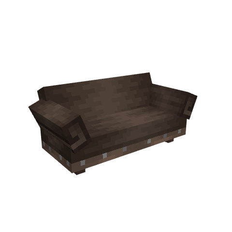 couch, voxel model preview