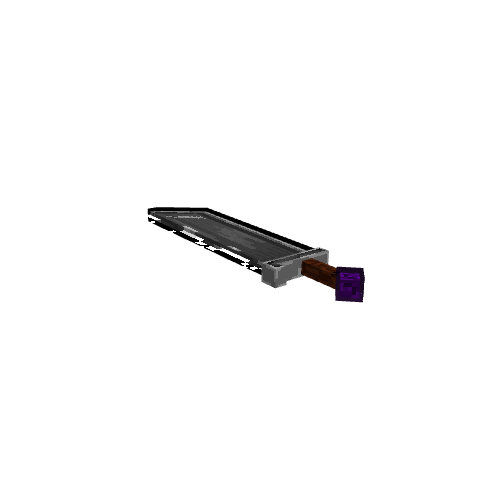 Void Claymore, voxel model preview