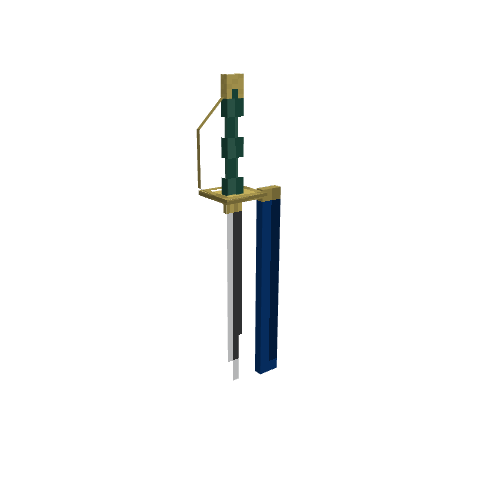 Gryphon, voxel model preview