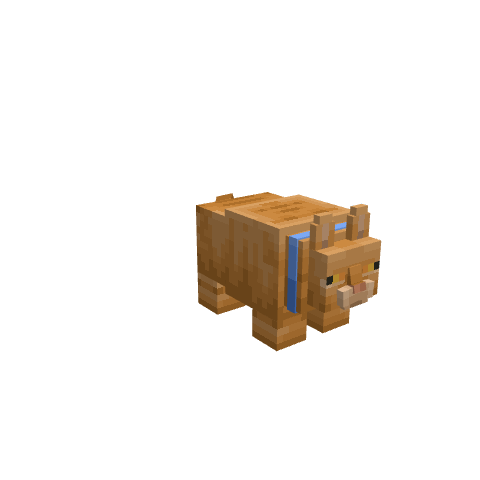 "Luis", The fat cat, voxel model preview