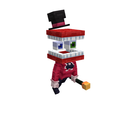 Caine, voxel model preview