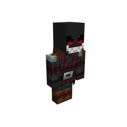 Scary Pillager, voxel model preview