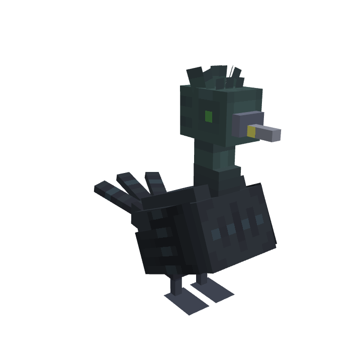 European Shag, voxel model preview