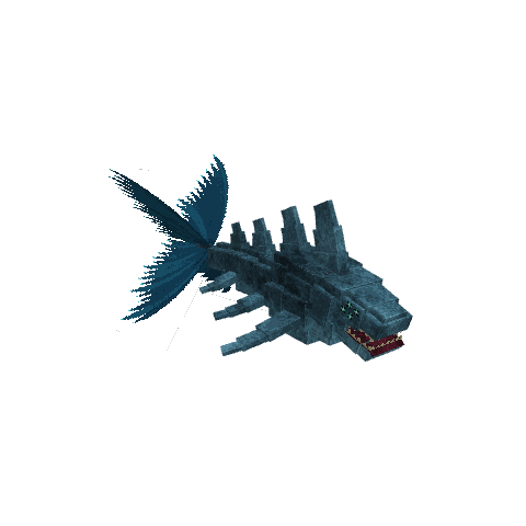 Benthic Behemoth, voxel model preview