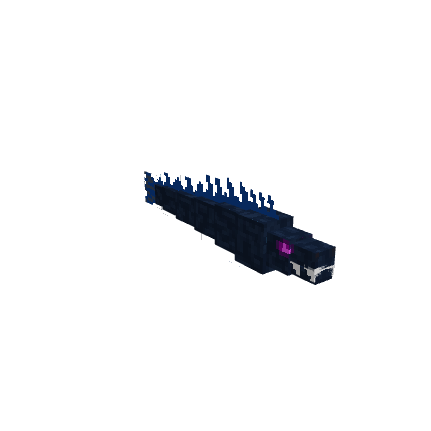 Deep Sea Moray, voxel model preview