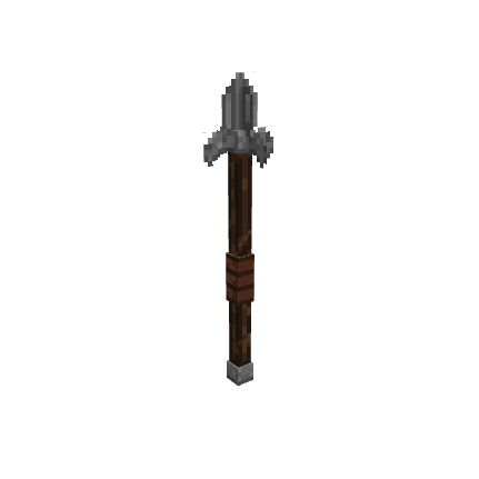 Gungnir - Norse Spear, voxel model preview