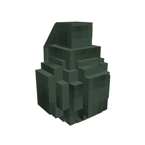 Grenade, voxel model preview