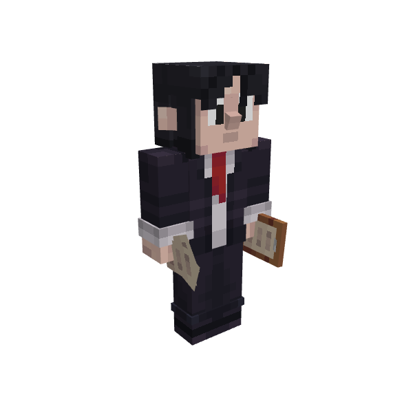 Banker, voxel model preview