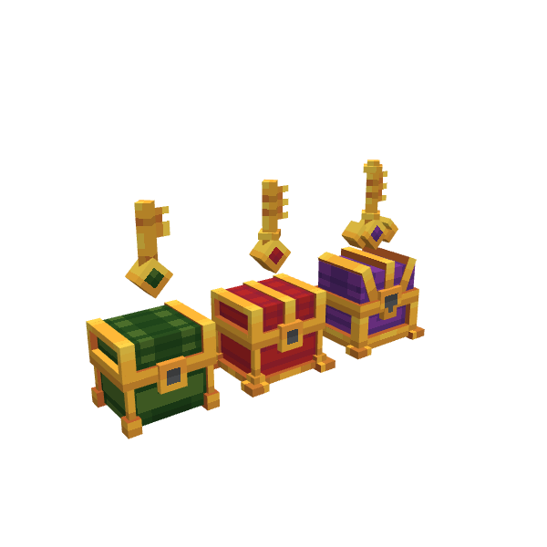 Mini Crates, voxel model preview