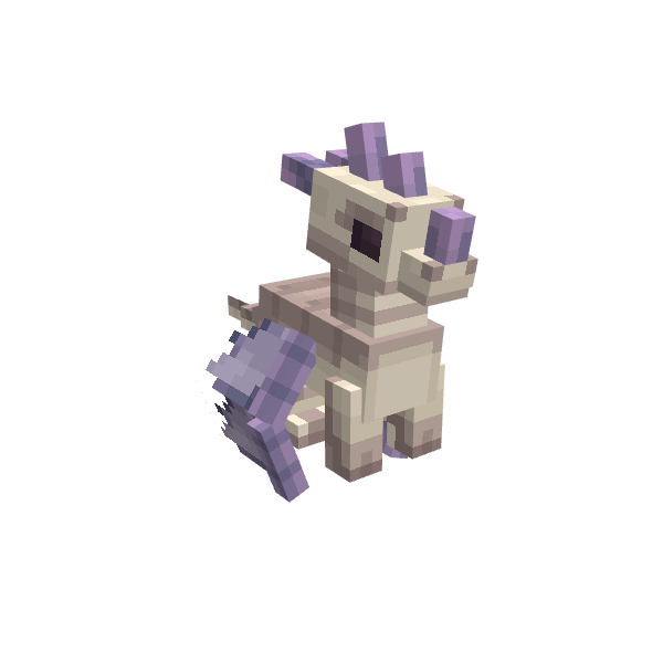 Dragon Pet, voxel model preview
