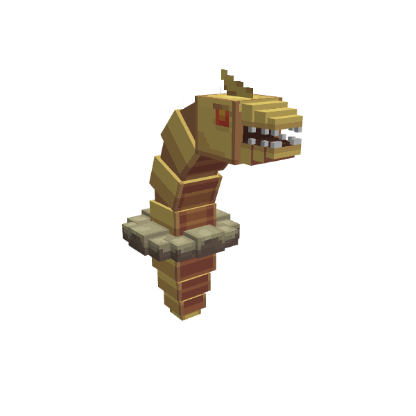 Earthworm, voxel model preview