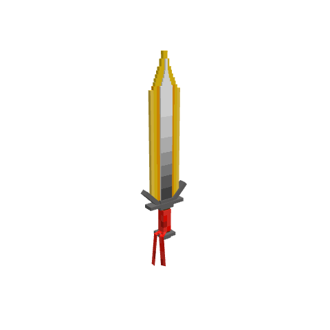 energy sword, voxel model preview