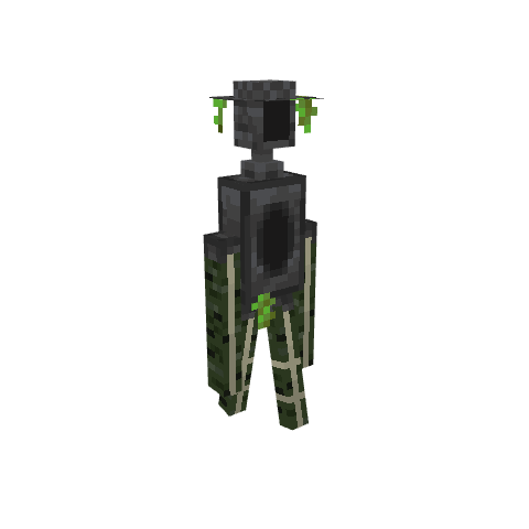 Kelp Golem, voxel model preview