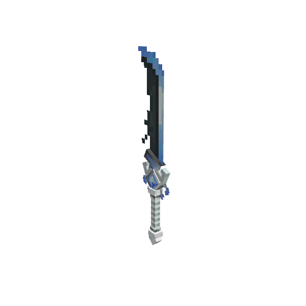 Sea Sword, voxel model preview