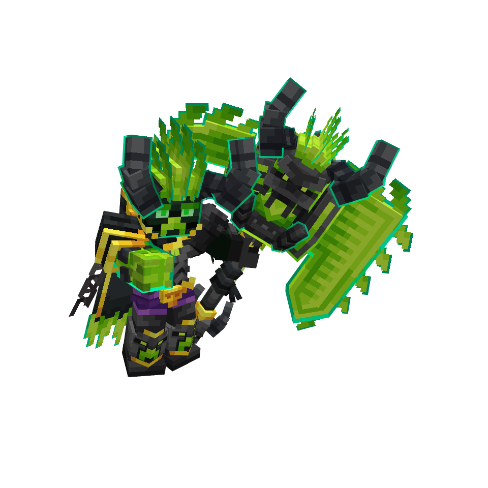 Crepak and Best Dream, voxel model preview