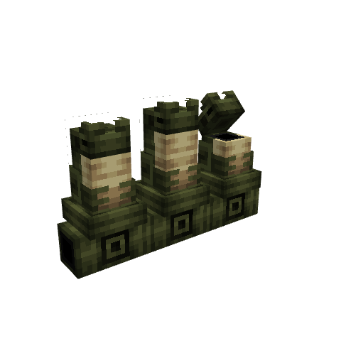 Chorus Pipe (Frog), voxel model preview