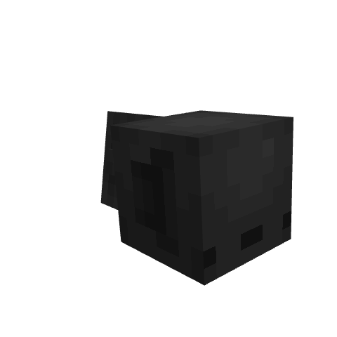 Moist Golem (Tadpole Golem), voxel model preview