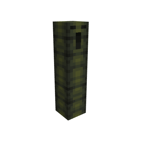 Soggy Mysterious Totem (Screaming), voxel model preview