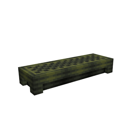 Soggy Ancient Half Table, voxel model preview