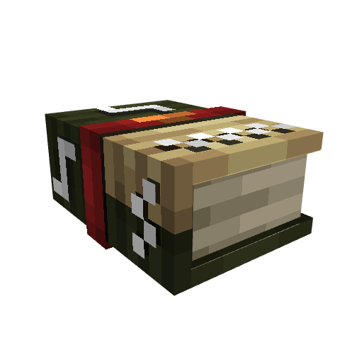 Placed Book (Shoucase Only), voxel model preview
