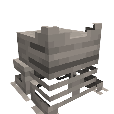 Frog Skeleton, voxel model preview