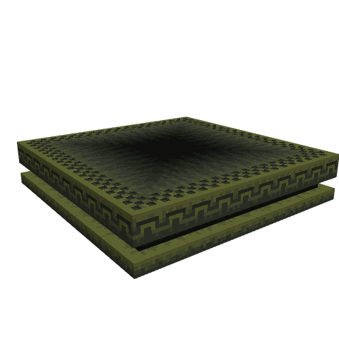 Soggy Sanctuary Pedestal, voxel model preview