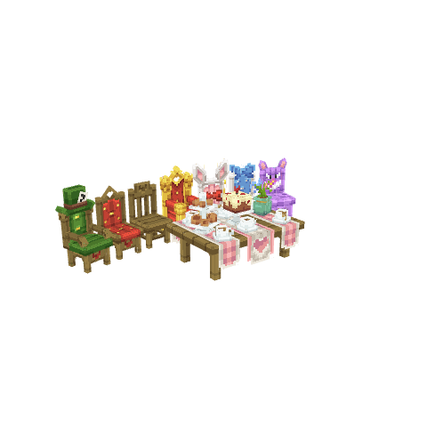 Custom Furniture, voxel model preview