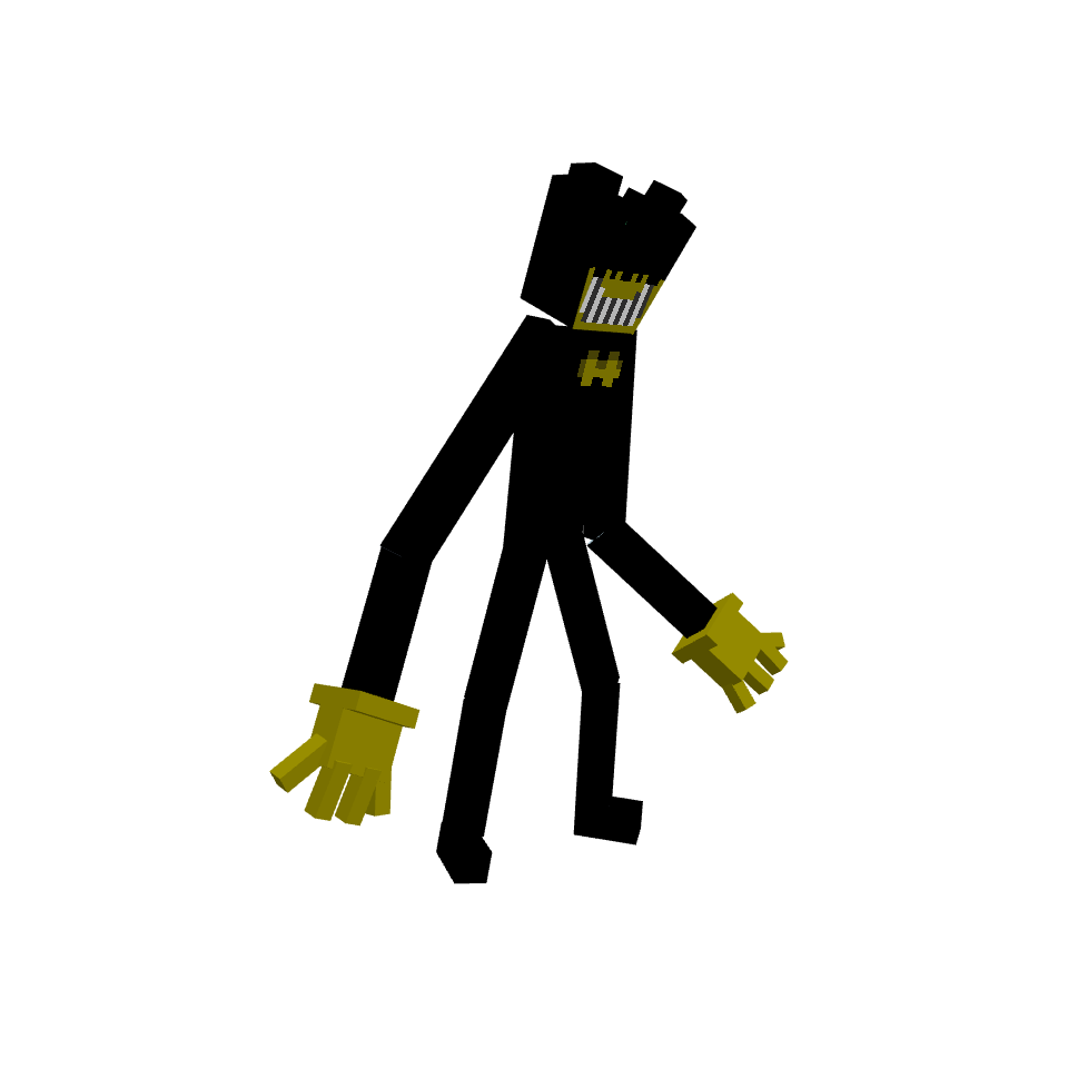 Bendy, voxel model preview