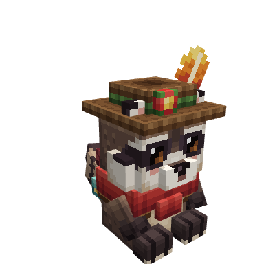 Raccoon Trader, voxel model preview