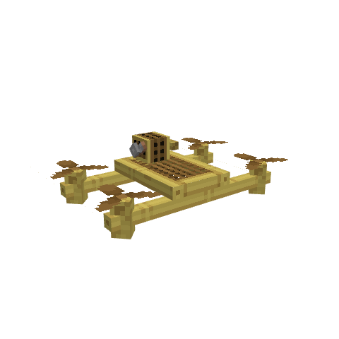Quadrocopter, voxel model preview