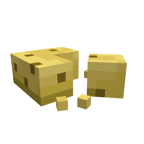 Cheese, voxel model preview