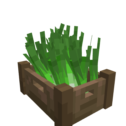 Small Box With Leak, voxel model preview