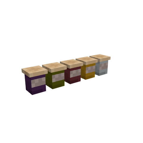 Jars of Jam, voxel model preview