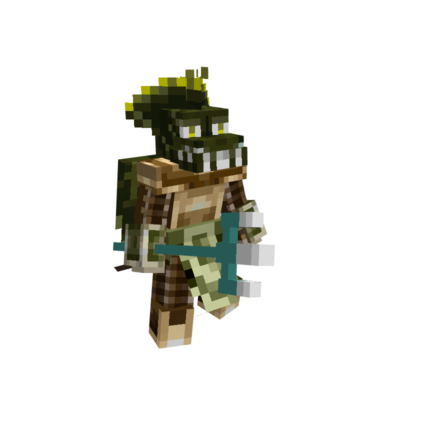 Scalebane Viper, voxel model preview