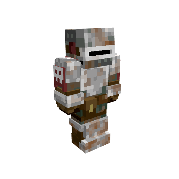 Raider Armor, voxel model preview