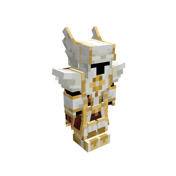 Reverent Warplate, voxel model preview