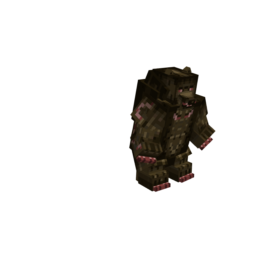 Werebear, voxel model preview