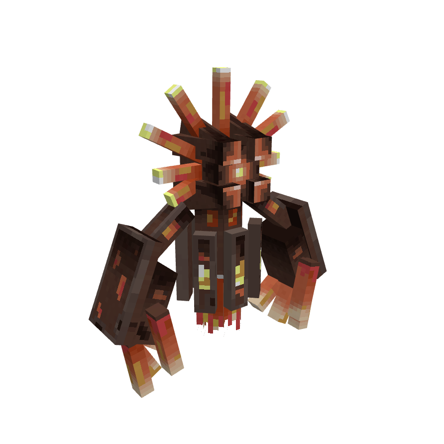 Phoenix Guardian, voxel model preview