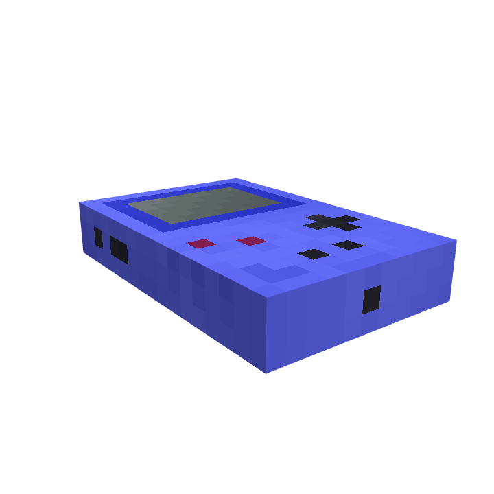 GAME BOY, voxel model preview
