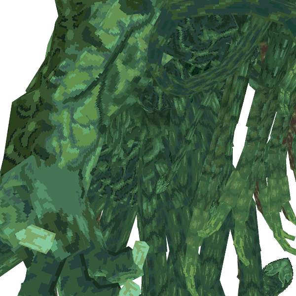 Ancient Sea Horror, voxel model preview
