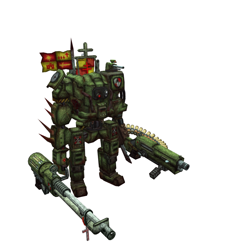 Ravager Unit, voxel model preview