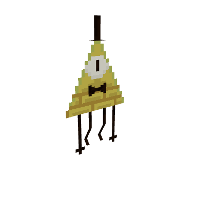 Bill cipher, voxel model preview