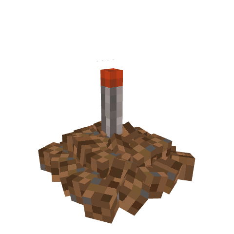 PVZ Papapum, voxel model preview