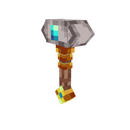 Thor Hammer, voxel model preview