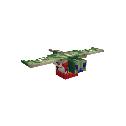 Phantom creeper, voxel model preview