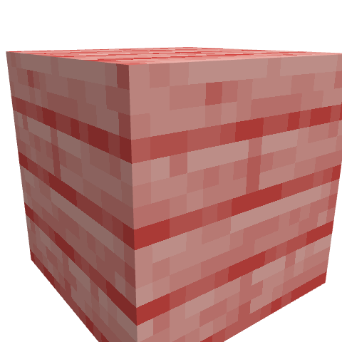 Cotton Candy Planks, voxel model preview