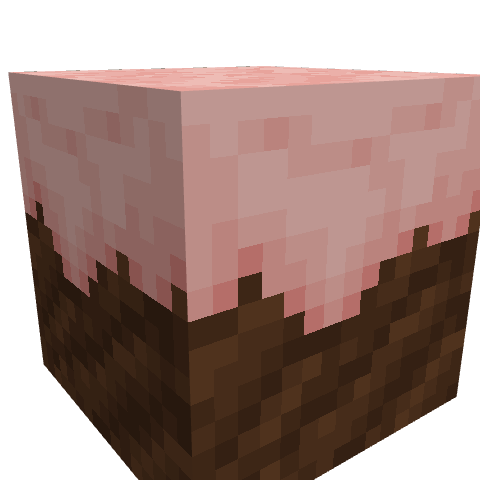 Glazed Chocolate Block, voxel model preview