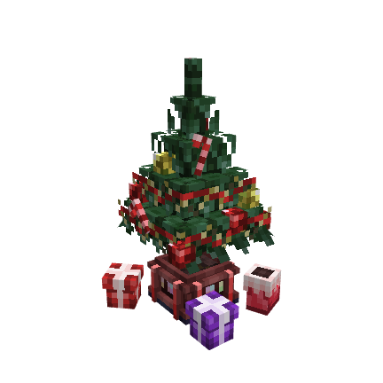 Christmas Tree, voxel model preview