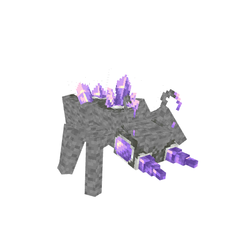 Amethyst Ant, voxel model preview
