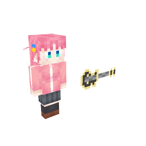 Bocchi the Block!, voxel model preview